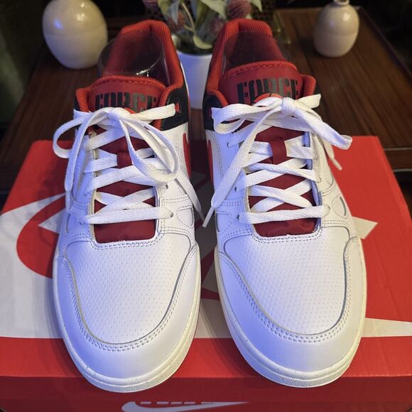New Nike FB1362-102 Men\'s Full Force Low Shoes Sneaker Red White Size 12 main image 14